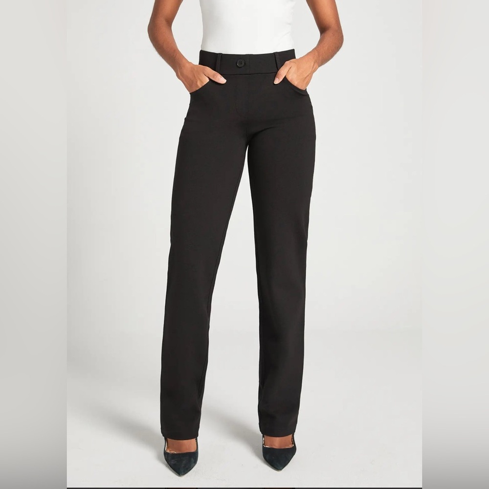 Betabrand Straight Leg Dress Pants XS Petite